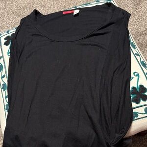 Lux Classic Black Short Sleeve Top